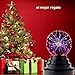 Plasma Ball Light Touch Activated Lightning Globe 3 Inch Magic Plasma Ball Lamp Touch Sensitive Plasma Ball Light for Parties Decorations Prop Home for Kids and Adults