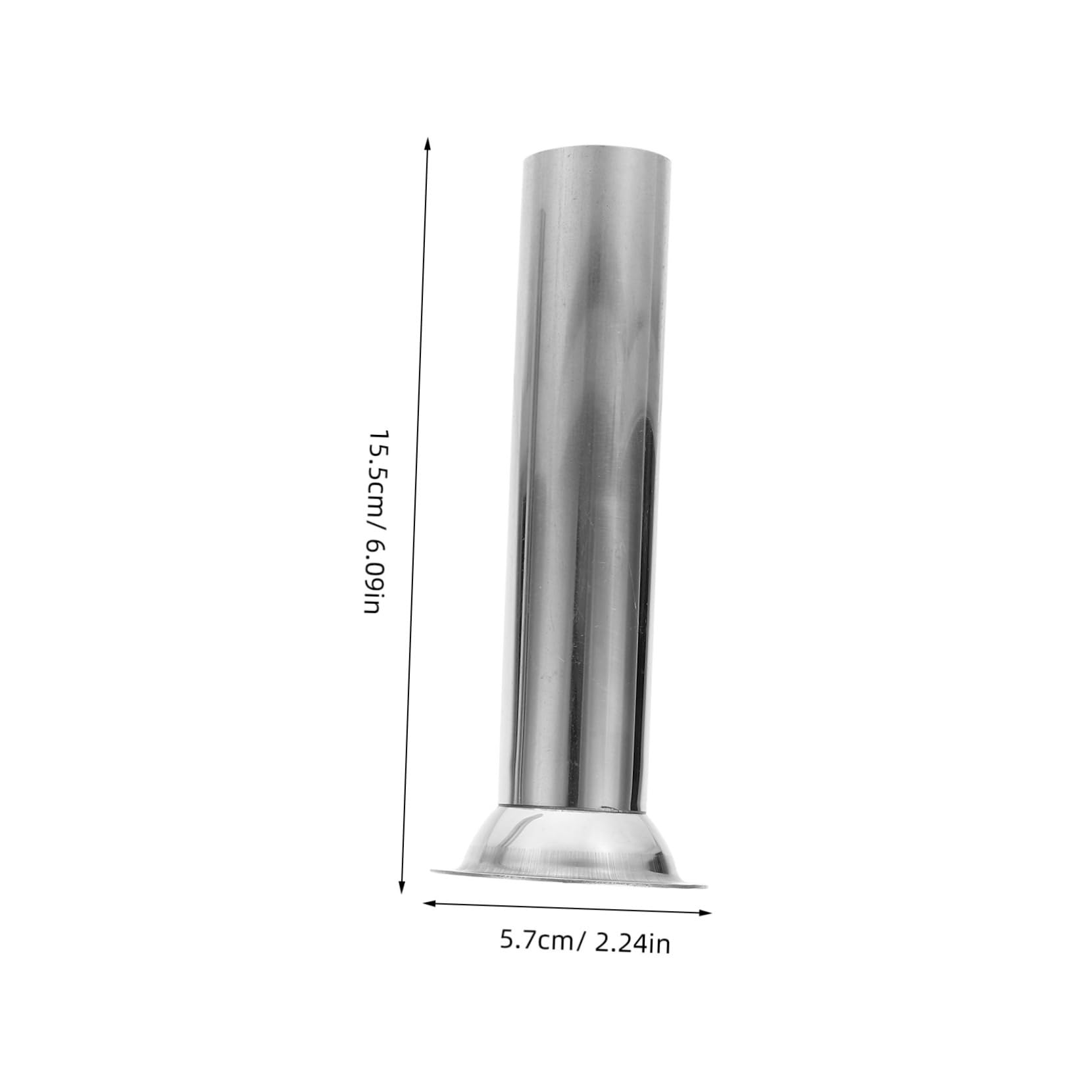 ABOOFAN 3Pcs Stainless Steel Sausage Stuffer Tubes Kit Meat Filler for Easy Sausage Making Compatible with Grinders for Ground Beef Pork and More