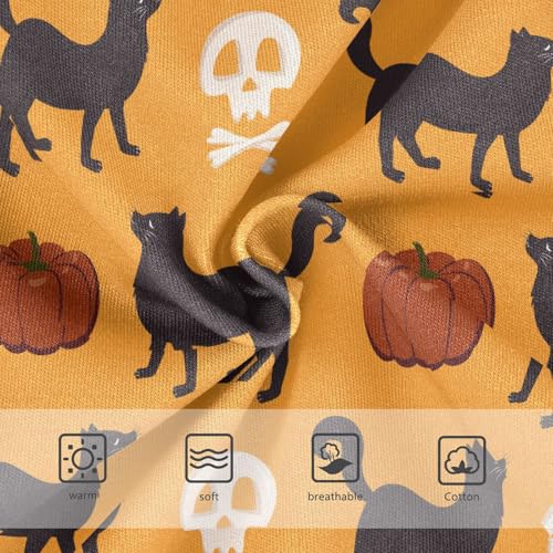 Little Girl Underwear Toddler Panties Kids Undies Halloween Cat Pumpkin Soft Cotton Briefs 2T-8Y3