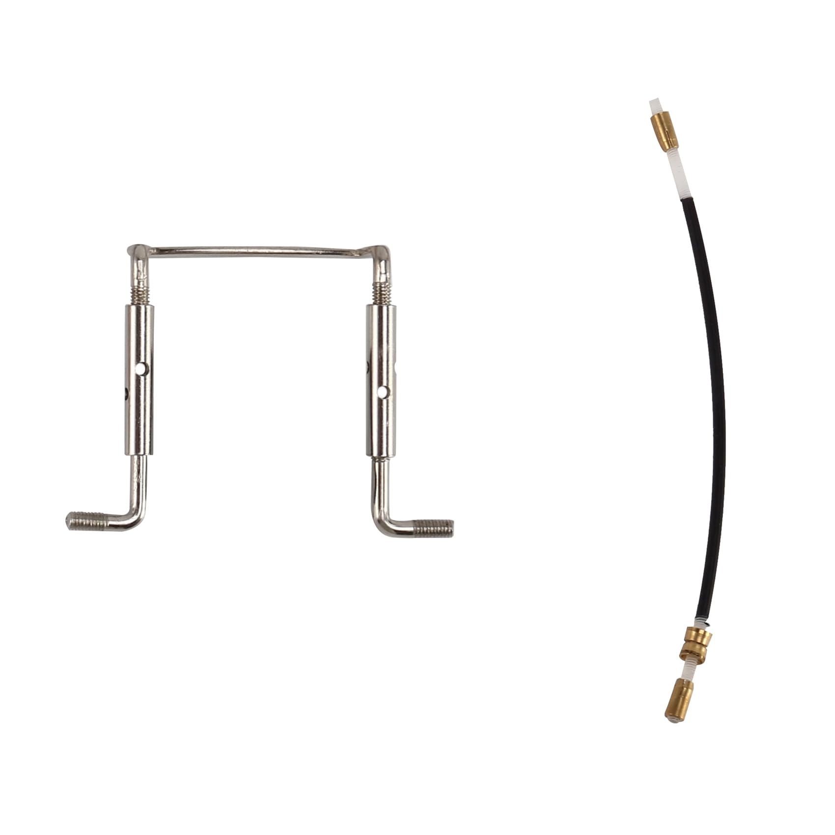 3X 4/4 Pieces de Violon En Cordier Chevilles Mentonniere Ensemble de Pont En Erable