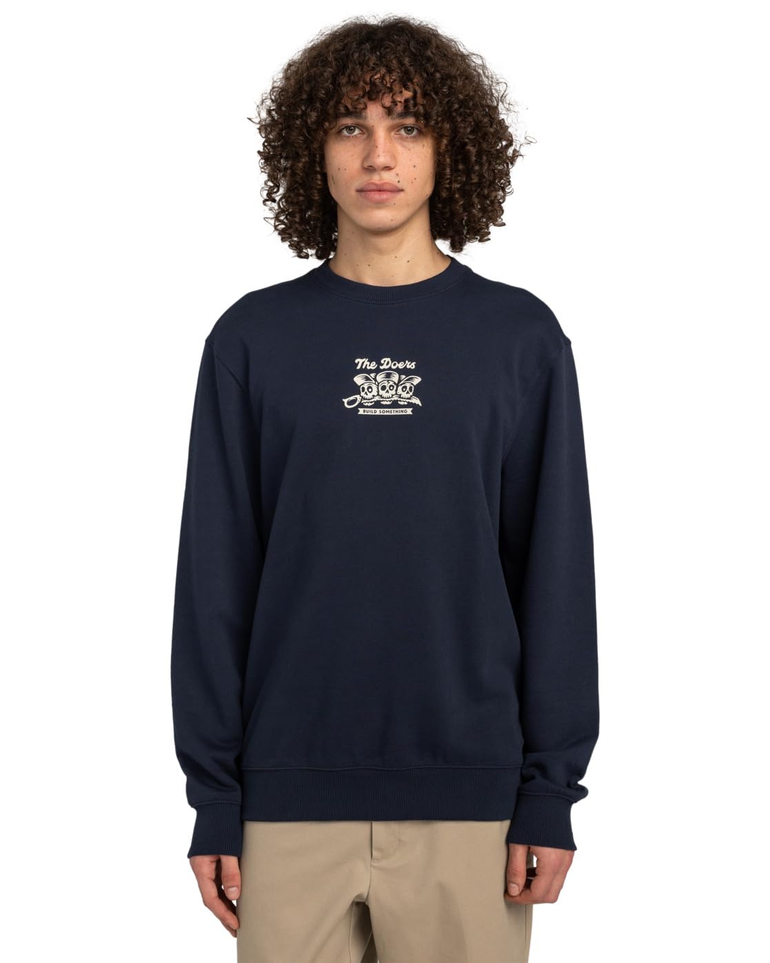 Element Timber Skeleton Gang - Pullover Sweatshirt - Men - Blue.