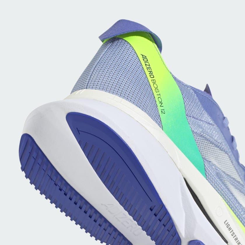 Image of adidas Womens Adizero Boston 12 Running Sneakers Shoes - Blue