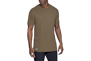 Under Armour Men's Tac Cotton T-Shirt in Army Coyote Brown