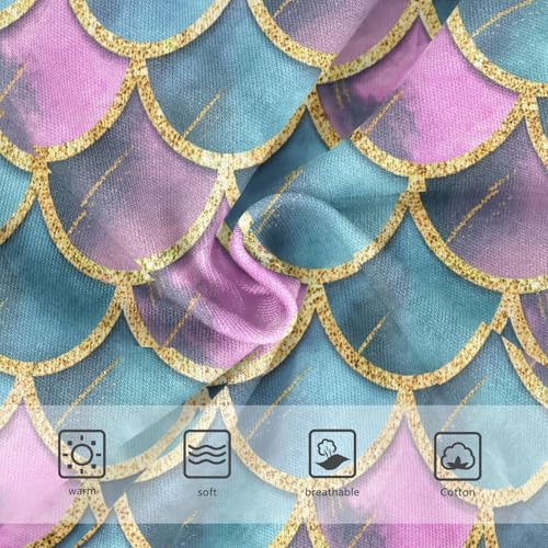 Blue Pink Gold Mermaid Scale Toddler Girls's Underwear 2T 202c13323