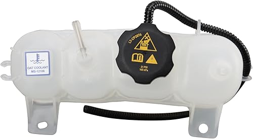 Vista 35 de TRQ Botella de desbordamiento del tanque de expansión del depósito de refrigerante del radiador compatible con Porsche Macan 2015-2018