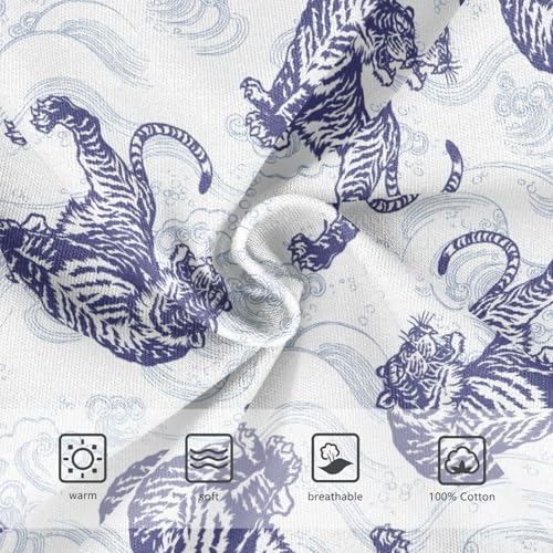 Boys' Underwear Cotton Little Boys Chinese Style Tiger Briefs Soft Toddler Underwear 2T-8Y3