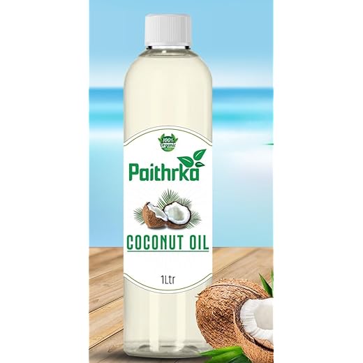 Paithrka Kerala Coconut Oil 1 Litre Organic & Edible Ideal f