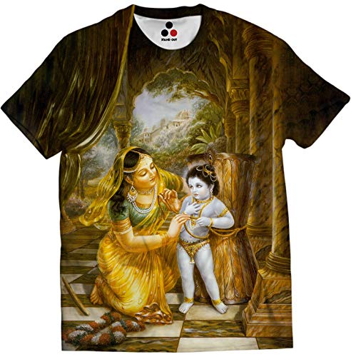 Image of STAND OUT All Over Printed Shiva, Krishna, Hanuman, Kali, Ram and Ravana, Ramayan, Bagavath Githa, Buddha Religious, Spiritual, Hindu Gods T-Shirts