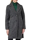 tom tailor slim carrie capri Klassische, weicher Boucle Mantel mit Reverkragen, seitlichen Eingriffstaschen & Schlitzen an der Seite für mehr Bewegungsfreiheit