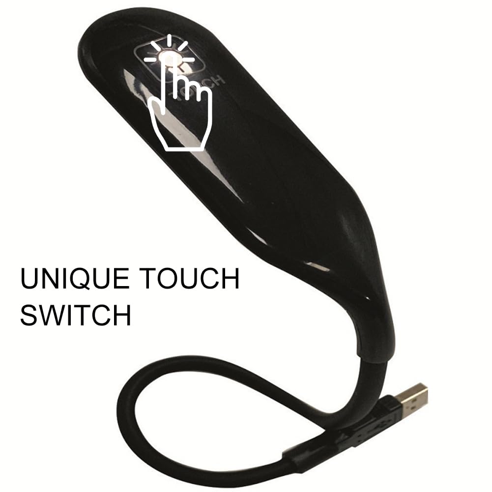 Lampada USB Dimmerabile e Flessibile - Luce LED Regolabile Per PC, Laptop, Tastiera Computer - Portatile