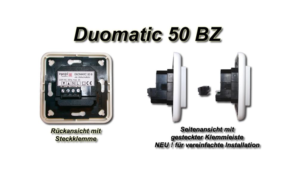 Inprojal Duomatic 50 BZ Rolladensteuerung Zeitschaltuhr UP 7082/50BZ Jalousieschalter