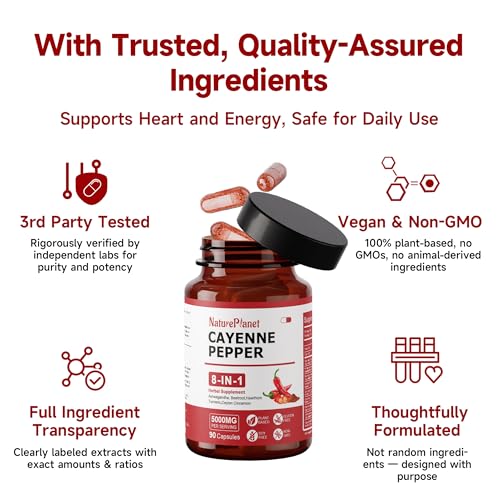 NaturePlanet Vascu Flow Cayenne Capsules