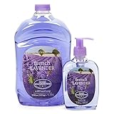 SIMPLE PLEASURES Premium Hand Soap Collection - French Lavender Scent, 7.9 oz Bottle with Jumbo 59 oz Refill - Goodhousekeeping Seal Approved - Multiple Scents Handsoap - Lavendar Hand Soap Refills