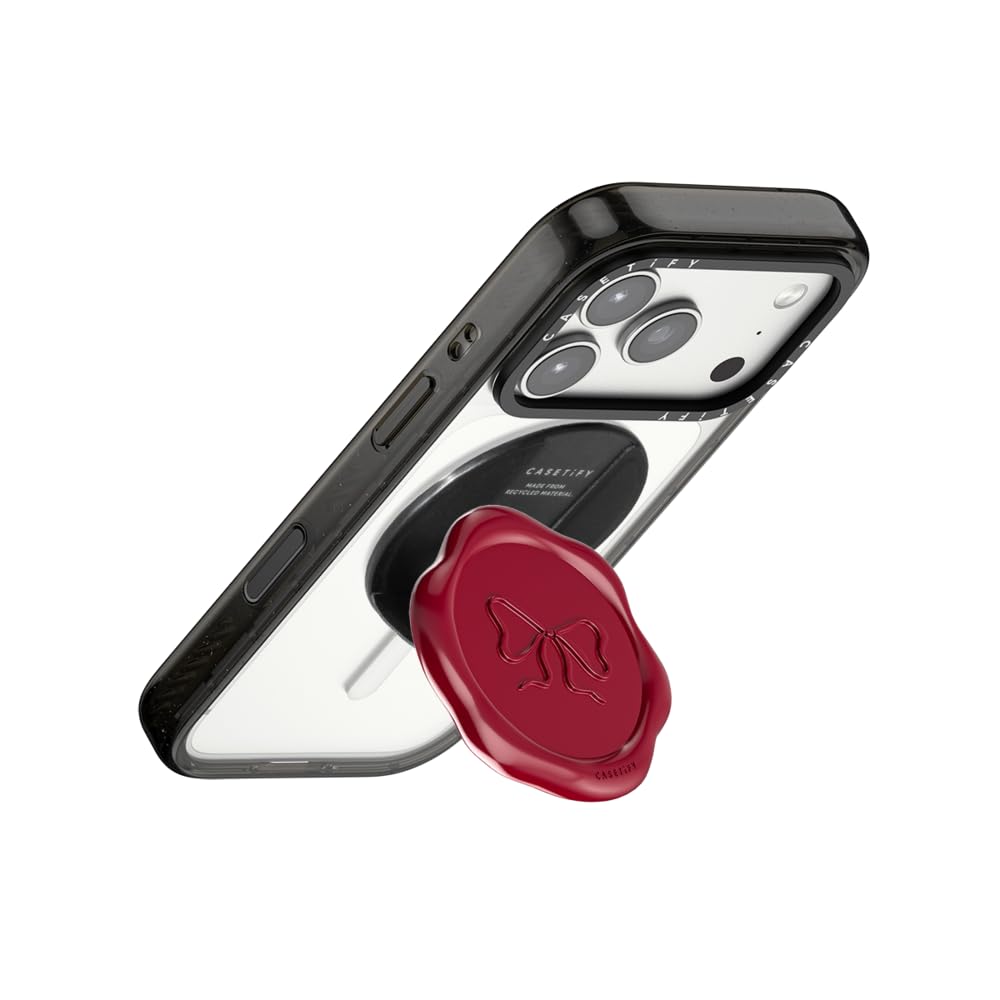 Amazon.co.jp: CASETiFY Snappy™ ボウ グリップスタンド [MagSafe対応