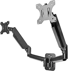 Suporte Articulado De Parede Com Pistão A Gás Para 2 Monitores