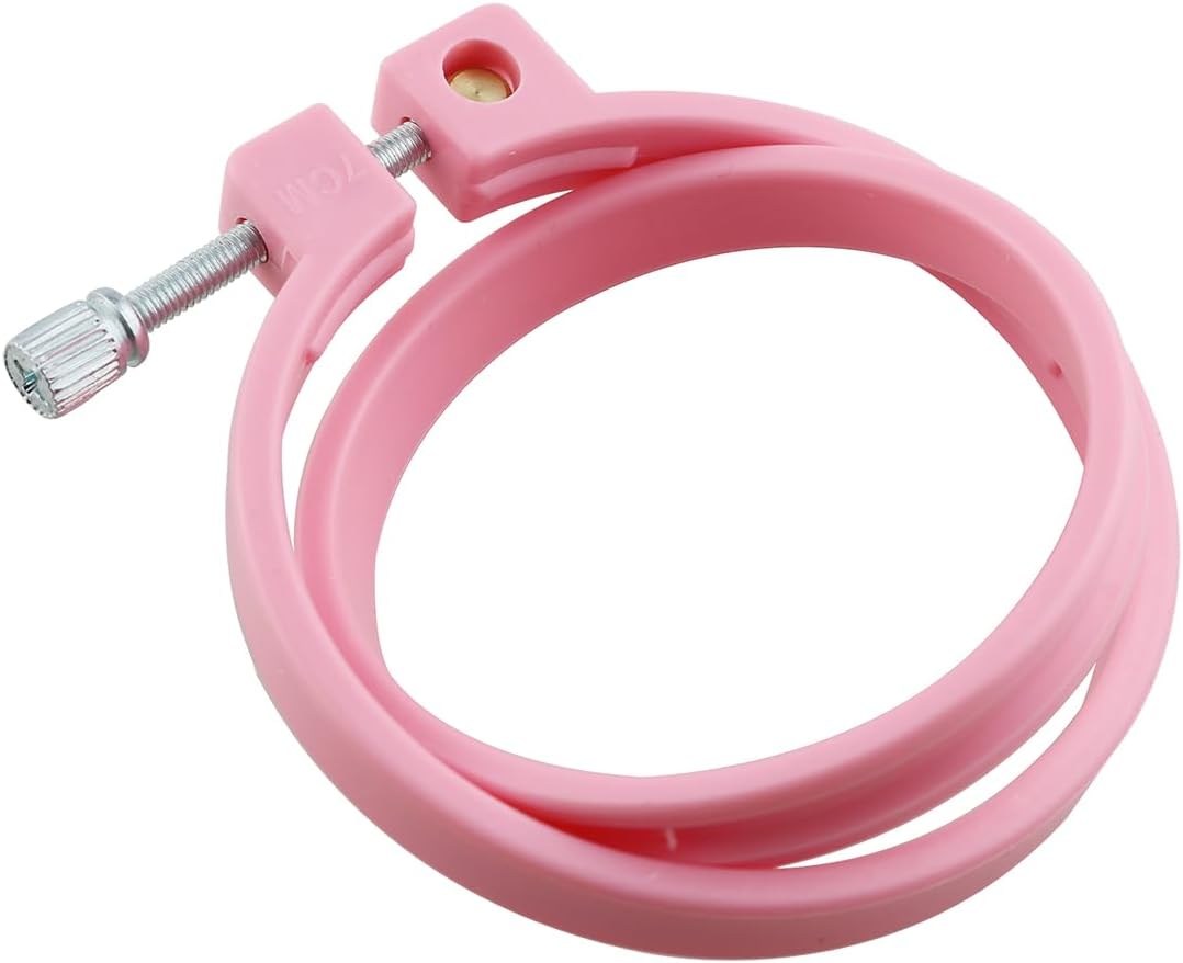 ZYAMY 2PCS DIY Mini Plastic Embroidery Hoop Sewing Tension Ring Adjustable Coil Design Small Round Handmade Embroidery Frame for Art Handmade Sewing Tool Accessories