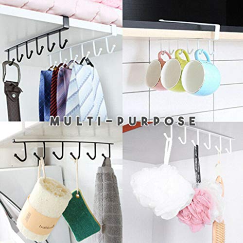 image for youeneom Wall Hooks Rack Sets Kitchen Bathroom Storage Rack Home Stora