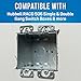 Jonard Tools WTL-32M Wall Box Template & Level for 1-Gang and 2-Gang Metal Boxes