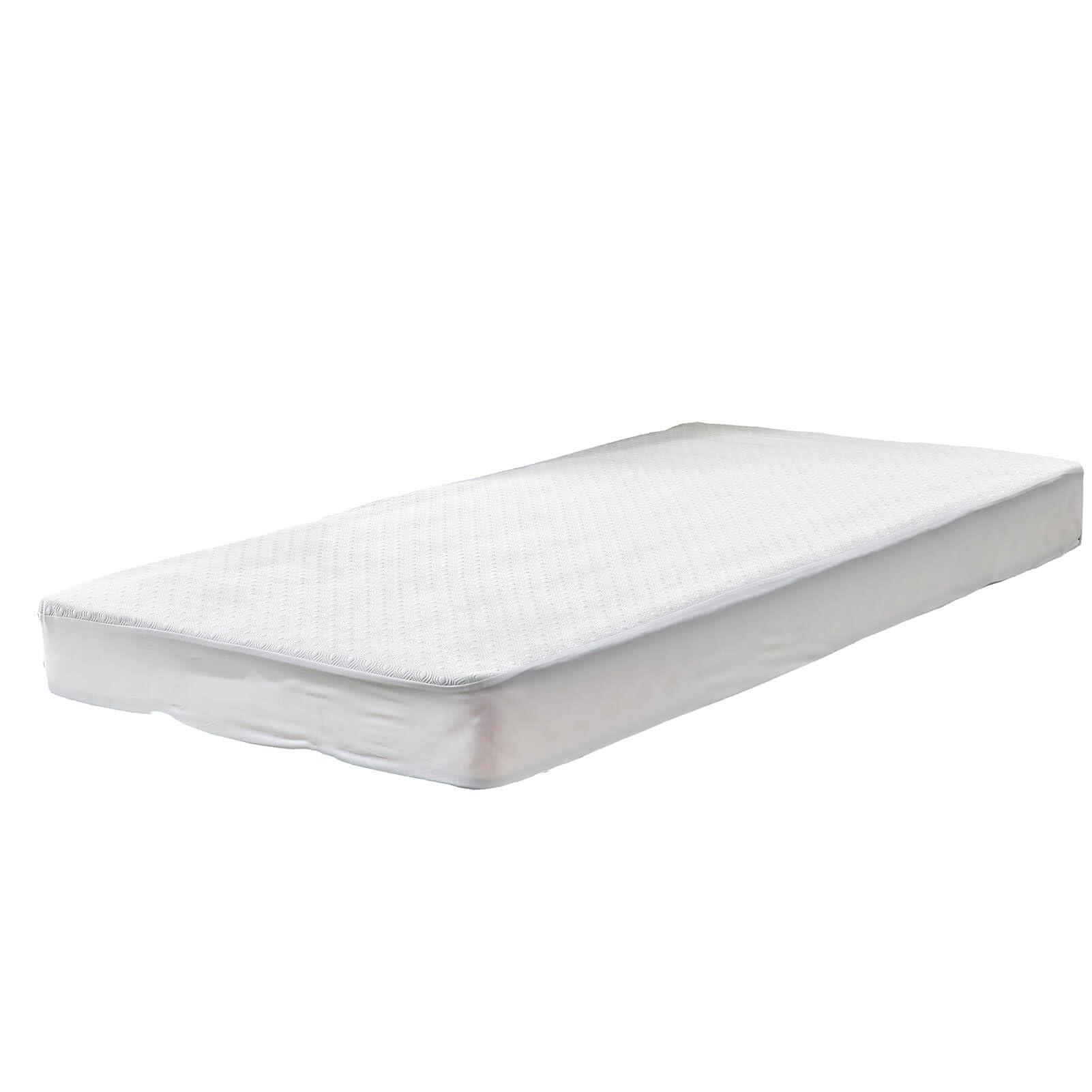 Protector de colchón impermeable para cama individual de 30 x 75 pulgadas, funda de colchón de bambú jacquard tamaño cuna