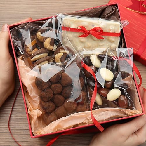 Self Seal Cellophane Bags 100 Pack,5×7 Inches Self Adhesive Cookie Bags,Clear Cellophane Bags Food Safe for Cookies, Sweets,Treat,Gifts, Jewelry, Cards. (5×7 Inches - 100pack) - Image 4