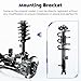 Front Complete Struts Assembly Fit for Dodge Caliber 2.0L L4 FWD (Exc. SRT-4) 2007-12, for Jeep Compass/Patriot FWD 4WD 2007-2010, Shock w/Coil Spring, Replace for 172367 172368, 2Pcs