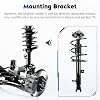 Front Complete Struts Assembly Fit for Dodge Caliber 2.0L L4 FWD (Exc. SRT-4) 2007-12, for Jeep Compass/Patriot FWD 4WD 2007-2010, Shock w/Coil Spring, Replace for 172367 172368, 2Pcs