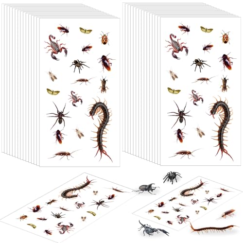 Image of Qualirey 30 Pcs Cricket Traps Indoor, Roach Bug Spider Glue Boards, Printed Insect Sticky Sheets, Foldable Triangle Traps for Kitchen, Bathroom, Basement and Garage, 5.12 x 8.27 Inch(One Piece Style)
