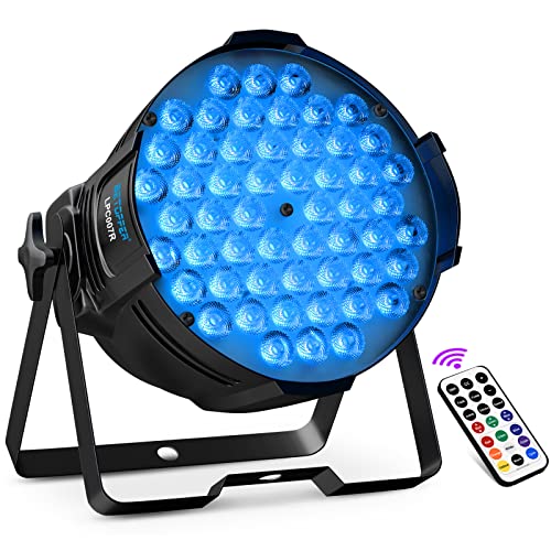 BETOPPER Luces Discoteca con Mando DJ Luces DMX LED Par Foco Luz Discoteca 54x3w RGB Proyector Luces...