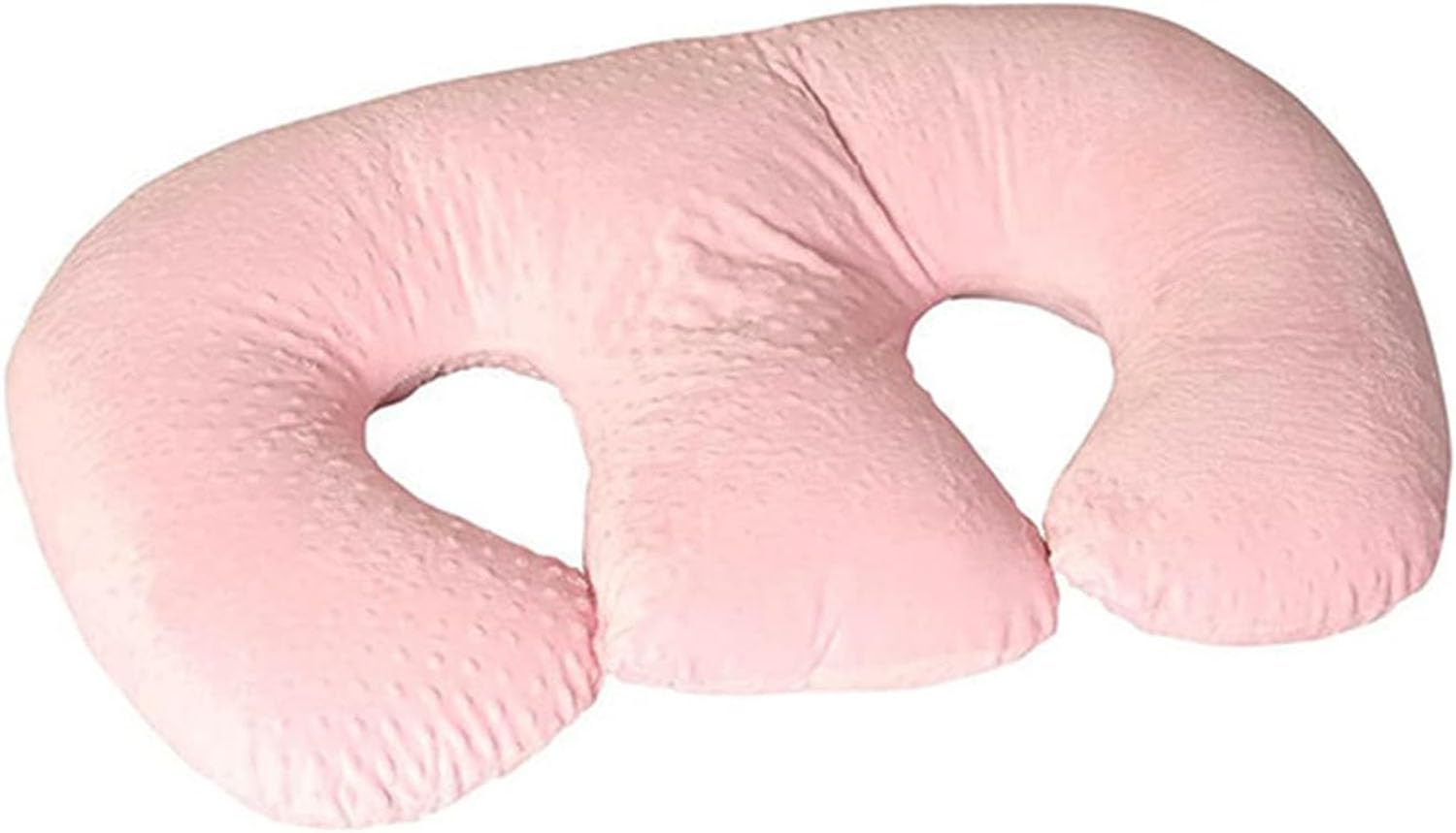 Almohada de lactancia multifuncional para gemelos, apoyo de lactancia para mujeres embarazadas, lavable a máquina, almohada de apoyo doble de tela de algodón