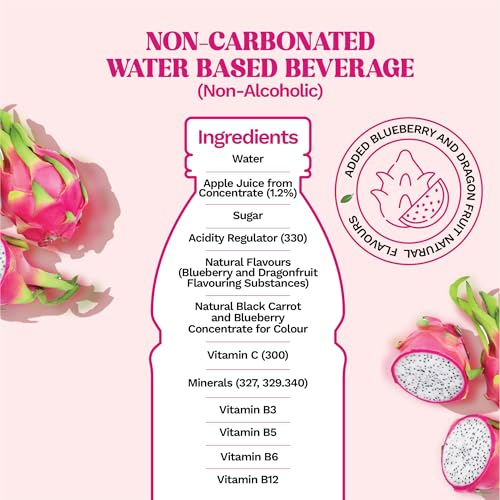 Image of Wild Vitamin Drink (400 ml (Pack of 24), Dragon Fruit)