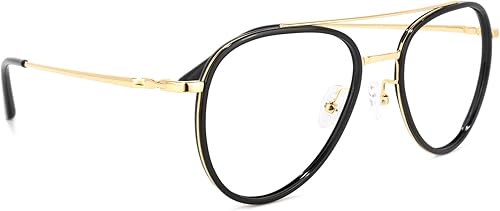 Miniatura 8 de Zeelool Chic TR90 - Lentes de bloqueo de luz azul aviador para computadora y juegos para mujeres y hombres Ellis TX531583