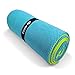 Flow Microfiber Quick Dry Swim Towel - Pool Towels for Competitive Swimming and Other Water Sports with Medium, Large, and Hooded Options Available (Large Blue)
