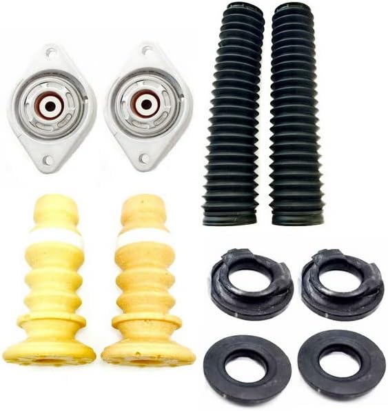 10 Rear Strut Mount Kit Fit for 2016-2021 Honda Civic FC FK 10th Gen Gen10 Shock Absorber Cushion + Bumper Spring + Dust Boot Cover + Coil Spring Rubber NISTO