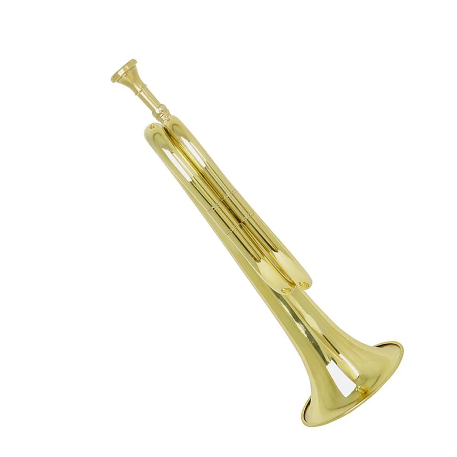Cornetta in Ottone Corno Cornetta Tromba Cavalleria Che Soffia Cornetta