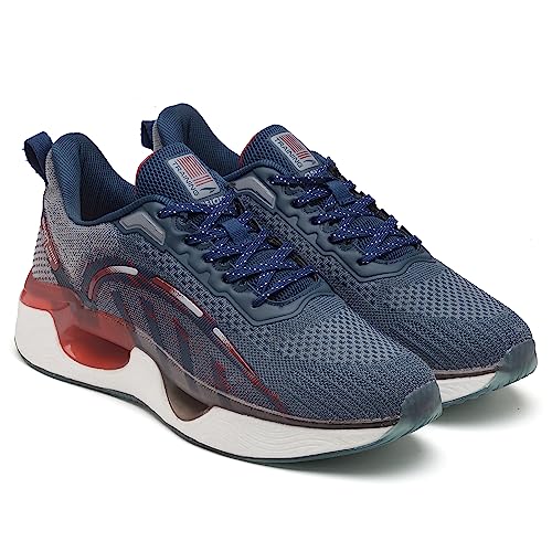 Image of ASIAN Men's TWINSPRING-02 Sports Running Shoes with Ultra Bounce,Twinspring Technology Lightweight TPU & TPR Sole with Memory Foam Insole Casual Sneaker Shoes for Men's