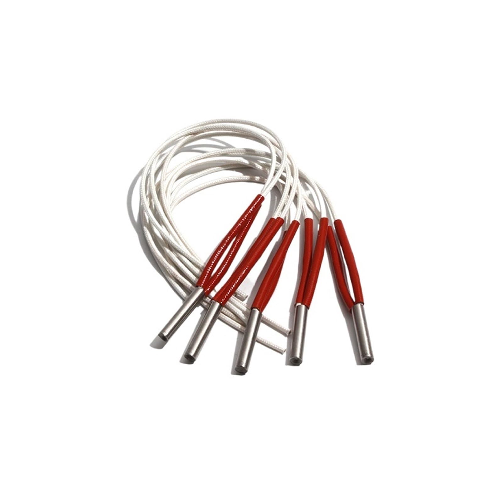 Wkład grzewczy na jednym końcu 9,5 x 30 – 200 mm, 220 V, 85 W-600 W, do oporu elektrycznego (zestaw 5) (9,5 x 75 mm, 220 V, 220 W)