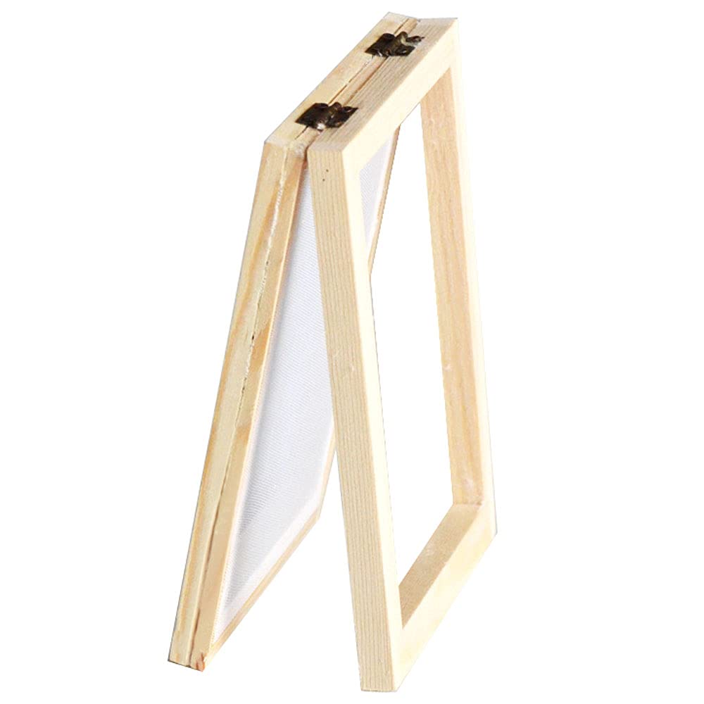 Bastidores Para Hacer Papel Reciclado - 3 Piezas De Madera Y Malla | GYSRXS | Para DIY, Serigrafía Y Proyectos De Arte