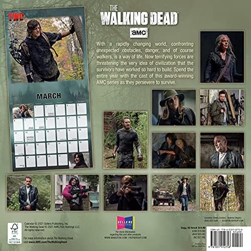 Amc Christmas Schedule 2022 The Walking Dead® ― Amc® Wall Calendar 2022 : Sellers Publishing:  Amazon.com.au: Stationery & Office Products
