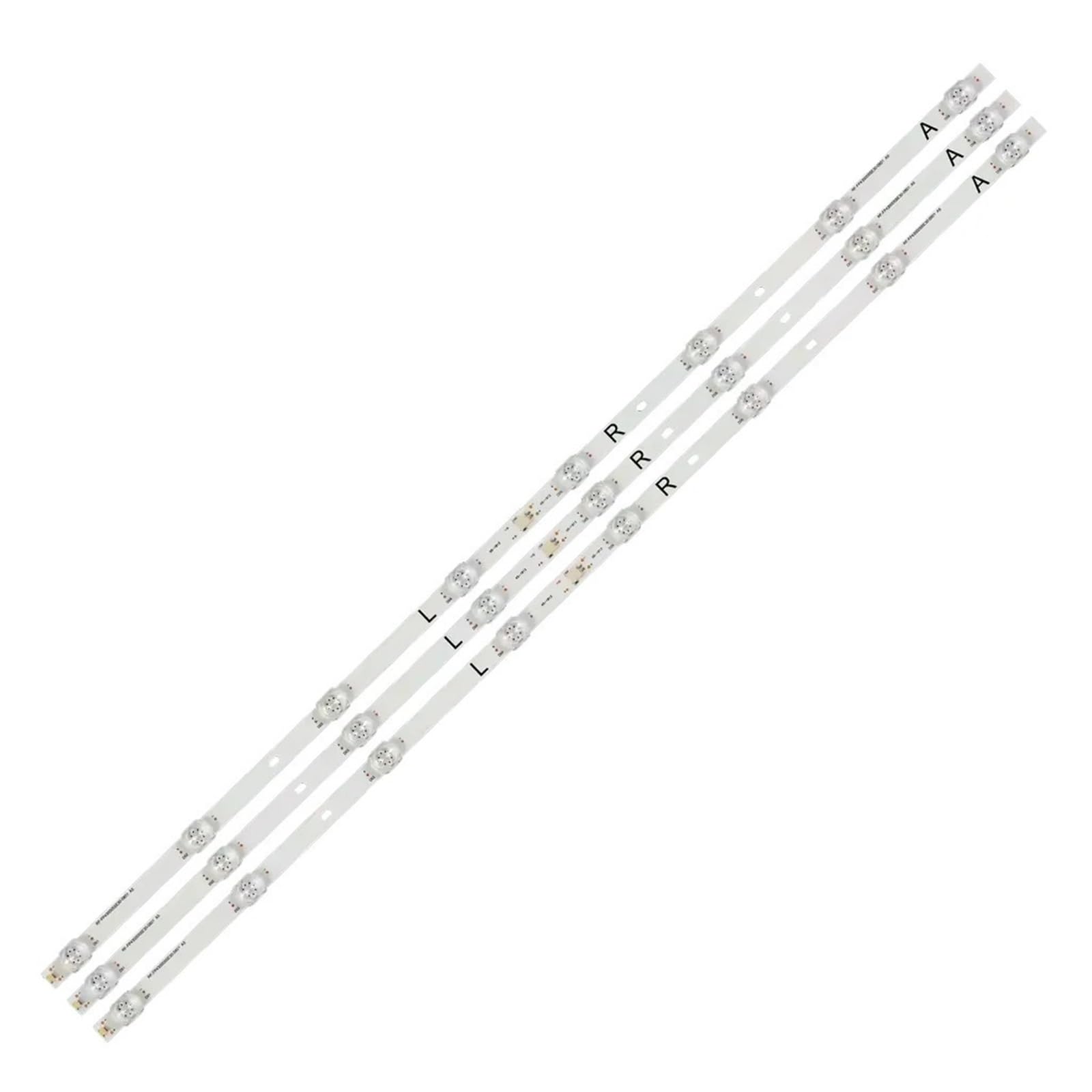 YUEZUYIOU LED Backlight Strip for L43M5-5ARU RF-FP430005SE30-0801 A5 L43M5-4X L43M5-FA L43M5-5KA.RU l43m5-5a HV430QUBH10 HV430QUB-H10(1kit-4pcs)