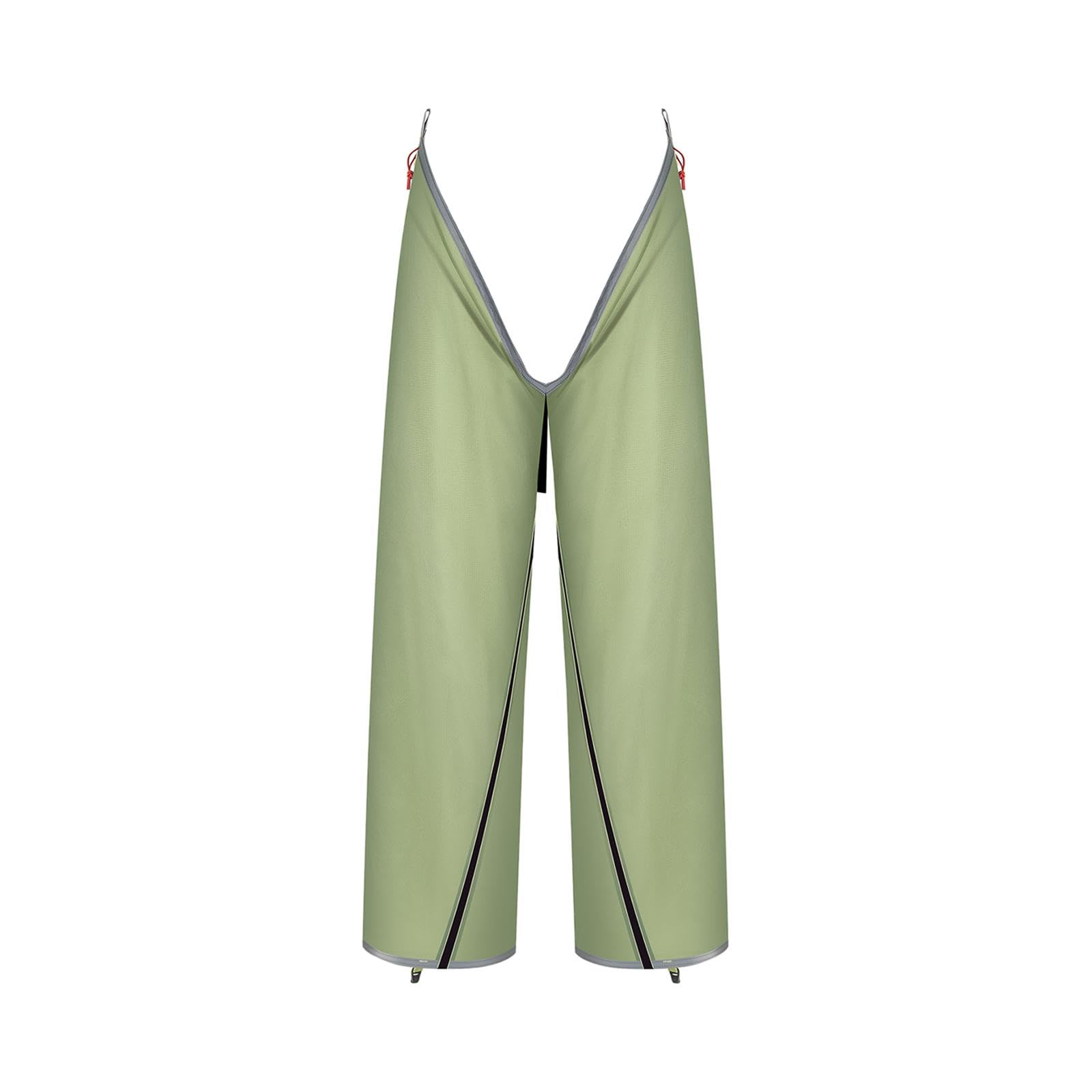 calandis ™ Waterproof Rain Pants for Men Women Hiking Pants Lightweight Rain Over Pants Green | Mens Clothing-picture-14