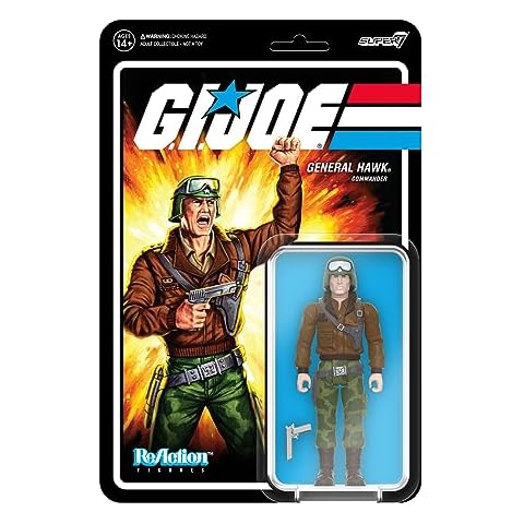 Super7 G.I. Joe General Hawk Action Figure Cover