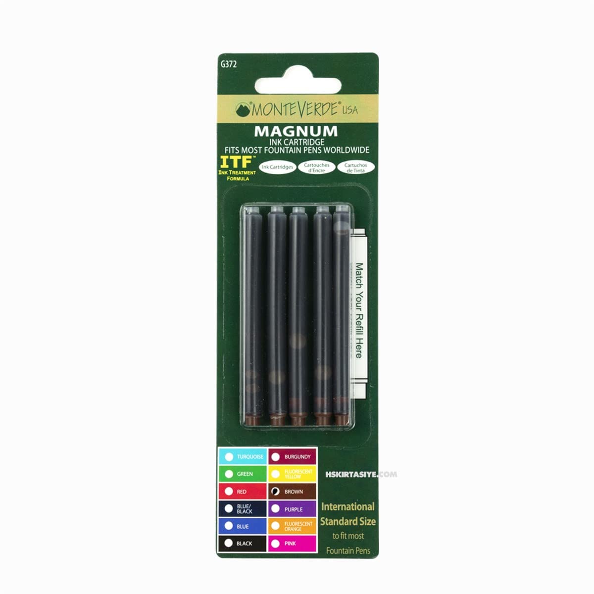 Monteverde Kartuş Serisi Magnum Brown 5 li