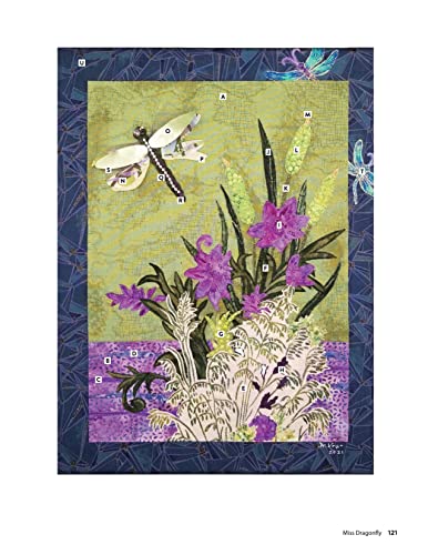 Art Quilts Made Easy: 12 Nature-Inspired Projects with Applique Techniques and Patterns (Landauer) Beginner-Friendly Guide with Templates and Instructions for Fussy Cutting, Troubleshooting, and More - Image 7