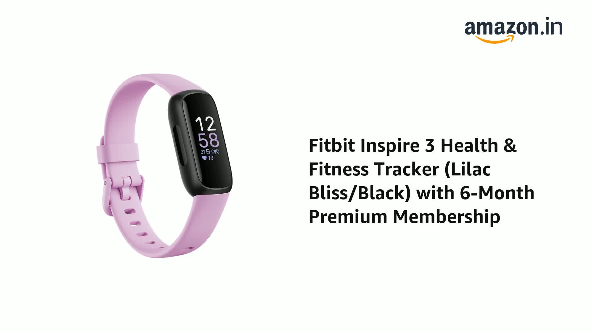 Fitbit Inspire 3 Lilac Bliss/black - Gps Et Moniteurs De Fréquence - Foto 13