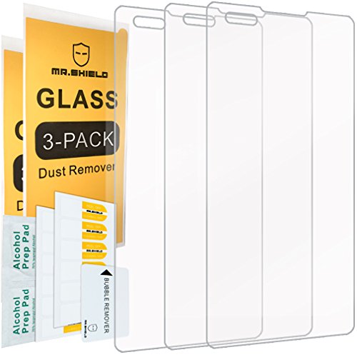 [3-Pack]-Mr.Shield for LG Tribute HD [Tempered Glass] Screen Protector with Lifetime Replacement