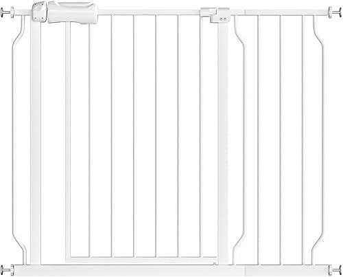 Miniatura 14 de Fairy Baby Puertas extra anchas para bebés de 71.7 a 76.3 pulgadas, puertas de seguridad infantil con cierre automático para escaleras, barandillas,