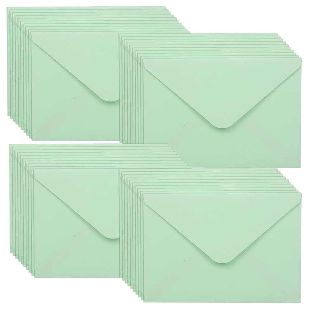 Lot De 80 Mini Enveloppes Kraft 10,5x6,8 Cm - Pour Cartes, Invitations, Petits Cadeaux - Couverture Vierge