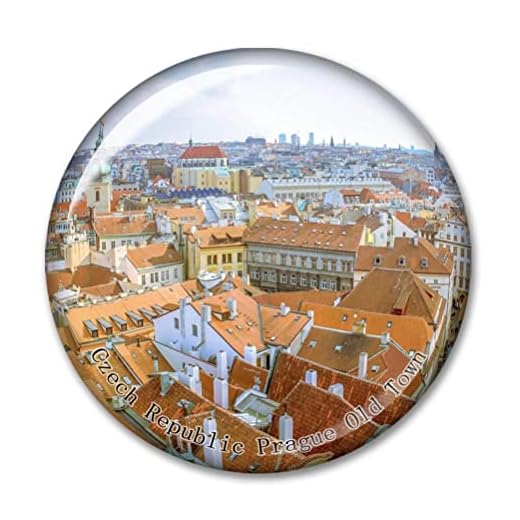 Tjeckien Prag Gamla stan Kabul Abdul Rahman moské kylskåp magnet klistermärke souvenir resa gåva samlarobjekt 3D kristall hantverk
