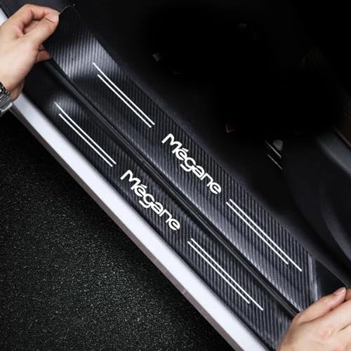 AQwqex Lot de 4 plaques de Protection de seuil de Porte pour Citroen C5