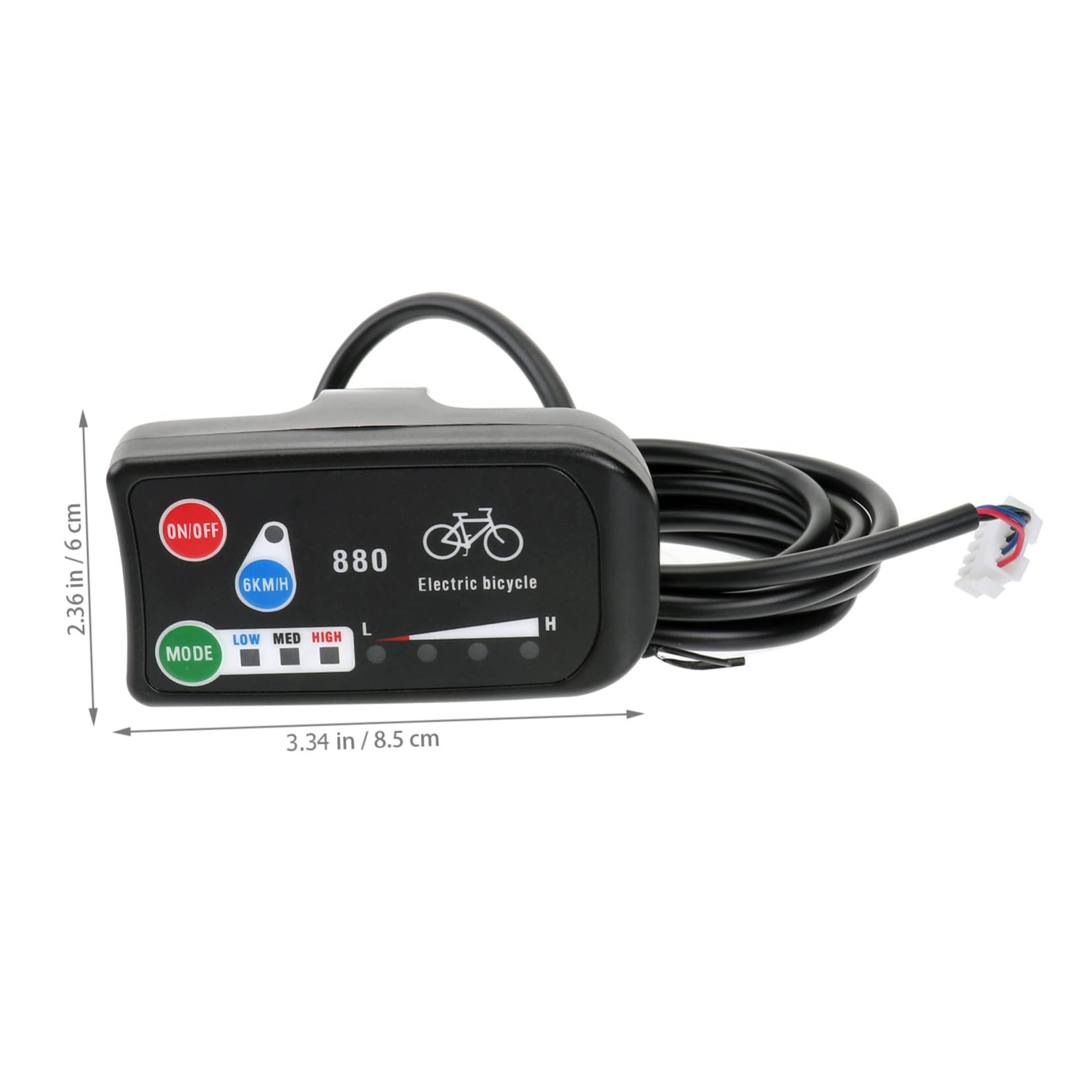 BRIGHTFUFU Mountain Bike Panel Bike Display Controller Scooter Display Rainproof Material